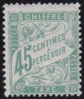 France  .  Y&T   .    Taxe  36        .   *      .    Neuf Avec Gomme - 1859-1959 Mint/hinged