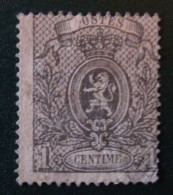 Belgium N° 23A MNG  1867  Cat: 40 € - 1866-1867 Blasón