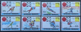 RWANDA -  MNH** - 1972 - # 443/450 - Used Stamps