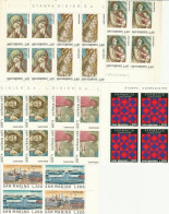 LOTTO FRANCOBOLLI SAN MARINO 15 QUARTINE NUOVE  (FB189 - Collections, Lots & Series