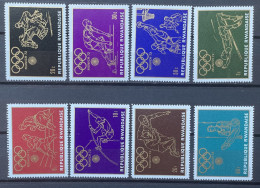 RWANDA -  MNH** - 1971 - # 422/429 - Used Stamps