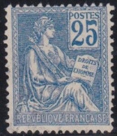 France  .  Y&T   .    114  (2 Scans)    .   (*)       .   Neuf Sans Gomme - 1900-02 Mouchon