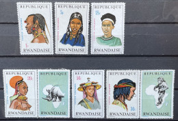 RWANDA -  MNG - 1971 - # 408/413 - Used Stamps