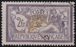 France  .  Y&T   .    122  (2 Scans)     .   O      .    Oblitéré - 1900-27 Merson