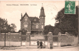 CPA 62 (Pas-de-Calais) Isbergues - Le Château De Molinghem TBE éd. Delpierre-Duchâteau, Animée : Militaire Et Enfants - Isbergues