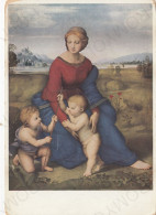 CARTOLINA  WIEN,AUSTRIA-KUNSTHISTORISCHES MUSEUM-RAFFAELLO SANTI,DIE MADONNA IM GRUNEN,1506-NON VIAGGIATA - Museums