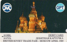 U.S.S.R.(GPT) - St. Basil"s Cathedral, Comstar Telecard, CN : 2GPTA, Tirage 5000, 04/89, Mint - Andere - Europa