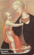 SCHEDA TELEFONICA NUOVA VATICANO SCV17 SASSETTA MADONNA COL BAMBINO - Vaticano