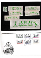 B28 Great Britain Lundy Island Puffin Stamps Collection Ephemera Retirment Sale Price Slashed! - Emissione Locali