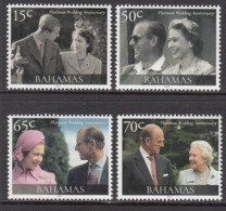 2017 Bahamas QEII Wedding Anniversary Complete Set Of 4 @  BELOW Face Value - Bahamas (1973-...)