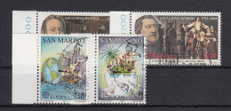 S. Marino Usati Di Qualità:   N. 1336-7 E 1351-2 - Used Stamps
