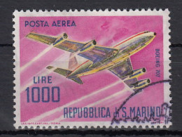 S. Marino Usati Di Qualità:   Posta Aerea  N. 148 - Poste Aérienne