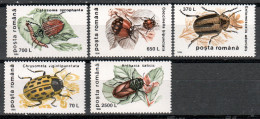 ROUMANIE 4329-33 ** MNH (1996) – INSECTES - Ongebruikt