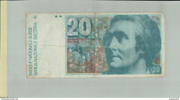 Billet De Banque SUISSE 20 Francs Nd (1982)  Schweiz  UNC " HORACE-BÉNÉDICT DE SAUSSURE"  DEC 2019 Gerar - Suisse