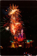 31-12-2023 (3 W 17) USA - Disneyland - Firework & Castle (at Night) - Disneyland