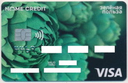 RUSSIA - RUSSIE - RUSSLAND HOME CREDIT BANK VISA CARD EXPIRED - Geldkarten (Ablauf Min. 10 Jahre)
