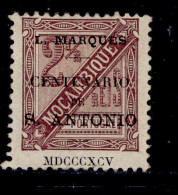 ! ! Lourenco Marques - 1895 King Carlos OVP St. Anthony 2 1/2 R - Af. 23 - No Gum (ca 057) - Lourenco Marques