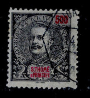 ! ! St.Thomas - 1898 D. Carlos 500 R - Af. 56 - Used (ca 061) - St. Thomas & Prince