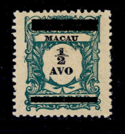 ! ! Macau - 1910 Postage Due W/OVP 1/2 A - Af. 141 - MH (ca 062) - Ungebraucht