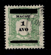 ! ! Macau - 1910 Postage Due W/OVP 1 A - Af. 142 - Used (ca 064) - Usati