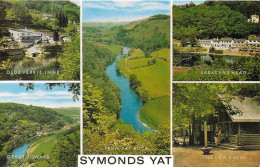 SCENES FROM SYMONDS YAT, HEREFORDSHIRE, ENGLAND. USED POSTCARD   Wt8 - Herefordshire