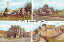 SCENES FROM SOUTHAMPTON, HAMPSHIRE, ENGLAND. USED POSTCARD   Wt8 - Southampton
