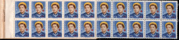 VIETNAM(1952) Empress Nam-Phong. Red Cross Booklet Of 20 Stamps. Scott No B1, Yvert No 15. Scott Catalog For Unhinged Si - Viêt-Nam