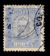 ! ! Horta - 1892 D. Carlos 50 R (Perf. 12 3/4) - Af. 06 - Used (ca 111) - Horta