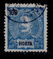 ! ! Horta - 1897 D. Carlos 100 R - Af. 22 - Used (ca 117) - Horta