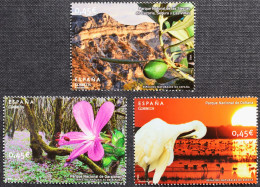 España Spain 2010  Espacios Naturales Naturaleza  Mi 4508/10  Yv 4213/15  Edi 4566/68  Nuevo New MNH ** - Nature