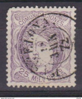 LOTE 1813  /// (C110) ESPAÑA 1870  EDIFIL Nº: 106 ALEGORIA  // CAT./COTE: 13€  ¡¡¡ OFERTA - LIQUIDATION - JE LIQUIDE !!! - Usados