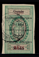 ! ! Lourenco Marques - 1899 Revenue W/OVP 50 R - Af. 50 - Used (ca 150) - Lourenzo Marques