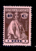 ! ! Tete - 1914 Ceres 40 C - Af. 38 - No Gum (ca152) - Tete