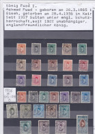 ÄGYPTEN - EGY-PT - EGYPTIAN - EGITTO -  MONARCHIE - KÖNIG FUAD PORTRÄT 1927 GESTEMPELT - Used Stamps