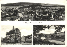 42155208 Melsungen Fulda Alte Buergerbruecke Rathaus Gesamtansicht Melsungen Ful - Melsungen