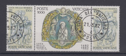Vaticano Usati Di Qualità: N. 710-2  Lusso - Oblitérés