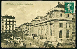 A65  SUISSE CPA  GENEVE - HOTEL DE POSTE - Collections & Lots