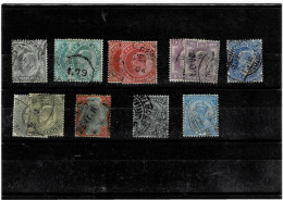 INDIA INGLESE ,"Eduardo VII" + George V" ,13 Pezzi Usati ,qualita Ottima - 1902-11  Edward VII