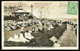 A65 ROYAUME-UNI CPA  THE LEAS BANDSTAND , FOLKESTONE - Verzamelingen & Kavels