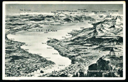 A65  SUISSE CPA  PANORAMA DU LAC LEMAN - Verzamelingen & Kavels