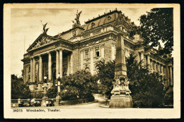 A65  ALLEMAGNE CPA  WIESBADEN - THEATER - Collections & Lots