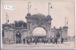 AUXERRE- EXPOSITION NATIONALE D AUXERRE 1908- PORTE MONUMENTALE - Auxerre