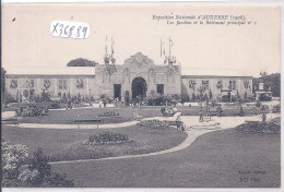 AUXERRE- EXPOSITION NATIONALE D AUXERRE 1908- LES JARDINS ET LE BATIMENT PRINCIPAL N°1 - Auxerre