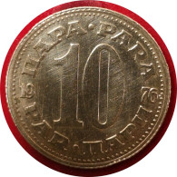Monnaie Yougoslavie - 1976 - 10 Para - Yugoslavia