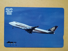 T-443 - JAPAN, Japon, Nipon, Carte Prepayee, Prepaid Card, Avion, Plane, Avio - Flugzeuge