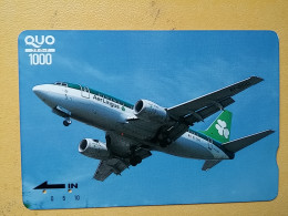 T-443 - JAPAN, Japon, Nipon, Carte Prepayee, Prepaid Card, Avion, Plane, Avio - Airplanes