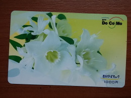 T-446 - JAPAN, Japon, Nipon, Carte Prepayee, Prepaid Card, FLOWER, FLEUR - Fleurs