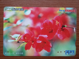 T-446 - JAPAN, Japon, Nipon, Carte Prepayee, Prepaid Card, FLOWER, FLEUR - Bloemen