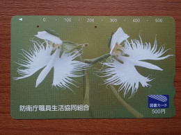 T-446 - JAPAN, Japon, Nipon, Carte Prepayee, Prepaid Card, FLOWER, FLEUR - Fiori