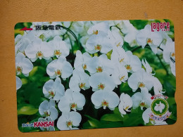 T-446 - JAPAN, Japon, Nipon, Carte Prepayee, Prepaid Card, FLOWER, FLEUR - Flores